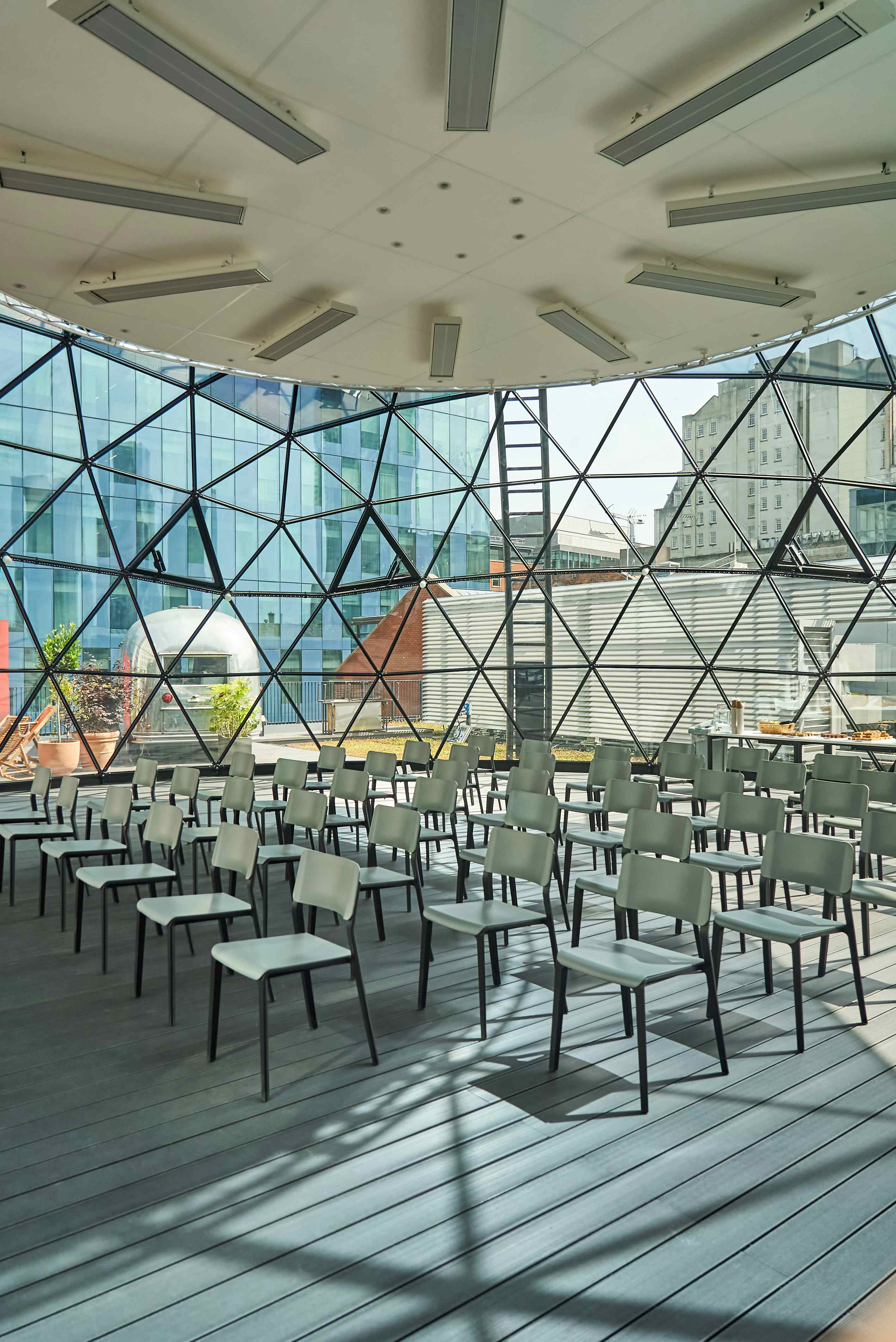 Hire Roof Deck and Dome , ABC Buildings, Manchester • HeadBox